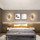 Axyaa Curved Spiral LED Wall Lamp for Bedroom Corridor Living Room Lighting