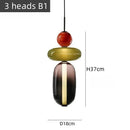 Axyaa Nordic Glass Chandelier: Stylish and Colorful Lighting for Home and Business