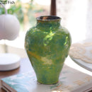 Axyaa Ceramic Vase Plant Pots: Creative Table Decoration for Flowers Arrangement and Room Aesthetic
