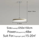 Axyaa Nordic Minimalism Round LED Pendant Lights Chandelier