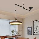Axyaa Modern Walnut LED Chandelier for Dining Bedroom Kitchen Home Decor