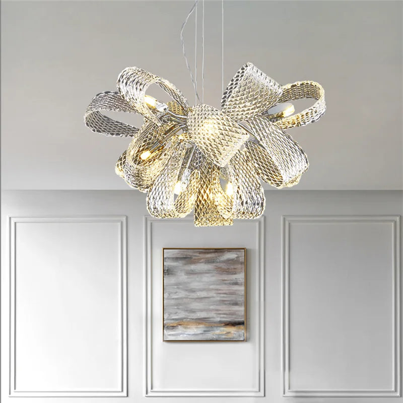 Luxe Glass Pendant Lamps by Axyaa: Modern Minimalist Charm for Living, Dining, Bedroom Chandelier.