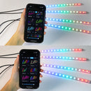 Axyaa Symphony RGB Ambient Car Foot Lights LED Interior Decor Wireless Remote App Control