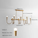 Axyaa Luxury Metal Pendant Chandelier for Home Decor