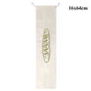 Axyaa Linen Bread Bag: Reusable, Drawstring Homemade Artisan Bread Storage Bag