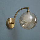 Axyaa Glass Ball LED Wall Lamps: Minimalist Nordic Design for Bedroom, Living Room & More