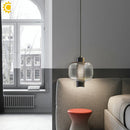 Axyaa Minimalist Glass Chandelier for Elegant Spaces