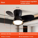 Axyaa Nordic Ceiling Fan LED Lights Remote Control Modern Home Bedroom Lighting
