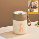 Axyaa Stainless Steel Thermal Lunch Box with Leak-Proof Design and Spoon