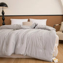 Axyaa Silver Melted Cotton Soybean Quilt | Thick Winter Quilt