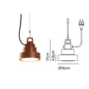 Axyaa Nordic Spanish Chandeliers LED Lamp Retro Industrial Style