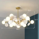 Axyaa Floral Branch Chandelier LED Pendant Light for Home Decor