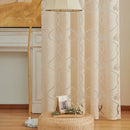 Axyaa European Style Jacquard Tulle Curtains for Home Decor
