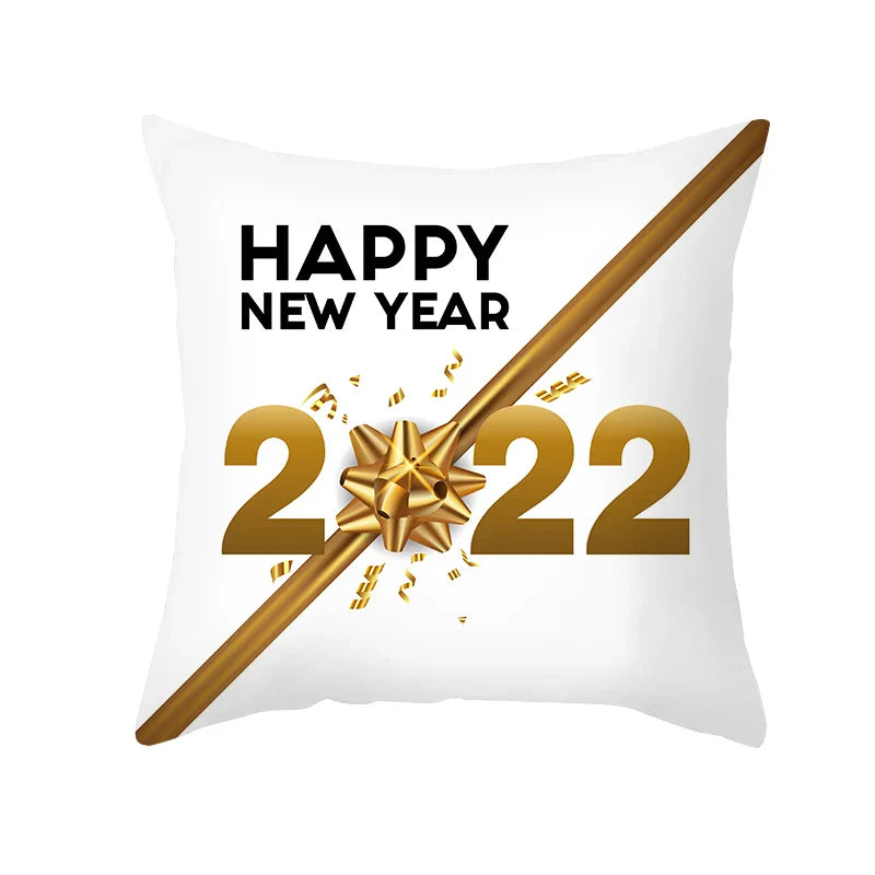 Axyaa Christmas Ball Cushion Cover Platinum Decoration