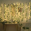 Axyaa Green Leaf String Lights 20 LED Garden Wedding Christmas Decoration