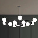 Axyaa Copper Molecular Magic Bean Pendant Lamp - Designer Postmodern Living Room Light