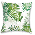 Axyaa Tropical Leaf Pattern Throw Pillow Covers for Sofa, Bedroom, Car
