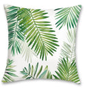 Axyaa Tropical Leaf Pattern Throw Pillow Covers for Sofa, Bedroom, Car