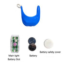 Axyaa Silicone Bike Light Set: Waterproof LED Front & Tail Lantern - Bright Flashlight