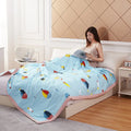 Axyaa Summer Cotton Quilt: Soft, Breathable, Thin Comforter for Office Nap and Bedspread.