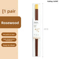 Axyaa Solid Wood Chopstick Set - Premium Chinese Household Cutlery Box