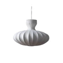 Axyaa Silk White Ball LED Chandelier - Nordic Modern Minimalist Design for Living Room