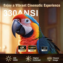 Axyaa 4K Native Android 11 Projector Auto Focus Dual Wifi Voice Assistant Built Speaker