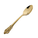 Axyaa Antique Flower Cutlery Set | Stainless Steel Western Dinnerware Kit