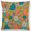 Axyaa Botanical Floral & Butterfly Cushion Cover - Home Decor Sofa Pillow Case
