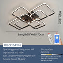 Axyaa Modern LED Chandelier for Home Lighting - Black/White, AC110-220V