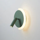 Axyaa Modern Black White LED Spotlight Wall Lamp for Bedroom Living Room