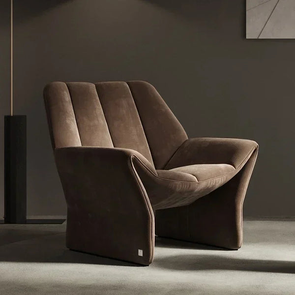 Axyaa Luxe Nordic Velvet Armchair - Plush Velvet Throne for Modern Living Rooms