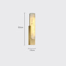 Axyaa Marble Resin Wall Lamp: Minimalist Sconce for Living Room, Bedroom, Aisle, Hotel