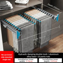 Axyaa Aluminum Alloy Pant Hangers: Adjustable, Multi-Functional, & Collapsible Clothes Rack