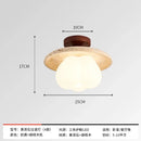 Axyaa Travertine Stone LED Ceiling Light for Hallway, Aisle, and Corridor