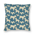 Axyaa Miniature Schnauzer Dog Cartoon Cushion Cover for Sofa - Puppy Lover's Nordic Pillow