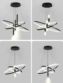 Axyaa LED Pendant Light: Creative Minimalist Home Lighting for Bedroom, Living Room, Bar Counter