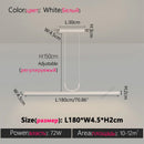 Axyaa Modern Minimalist LED Dining Pendant Light