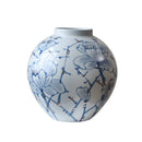 Axyaa Blue White Porcelain Ceramic Vase Home Decoration