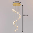 Axyaa Modern LED Chandelier Pendant Light for Dining Room Ceiling, Decorative Interior Lighting