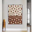 Nordic Minimalist Style Abstract Line Graphic Wall Art Prints by Axyaa