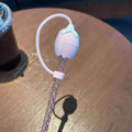 Axyaa Cute Bear Straw with Cat Claw Stoppers in Pink
