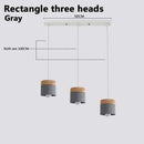 Axyaa Modern Wood Iron Pendant Lights - Nordic Colorful Minimalist Design