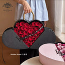 Axyaa Heart Rose Box & Key Soap Flower Gift - Girlfriend Birthday Surprise