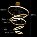 Axyaa Crystal Chandelier Stair Pendant Light Modern Home Decor Living Room Interior Lighting