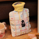 Axyaa Plush Hot Water Bag 500/1000ml for Women - Cute Insulating Belly Warmer