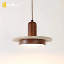 Axyaa Natural Stone LED Pendant Light for Dining Living Room & Cafe