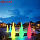 Axyaa Rechargeable LED Lawn Light with 16 Colors & Remote Control