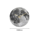 Axyaa Luminous Moon LED Wall Clock Planet Design for Home Decor