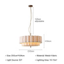 Axyaa Nordic Wabi Sabi Fabric Pendant Lamp Chandelier for Home Decor Lighting.